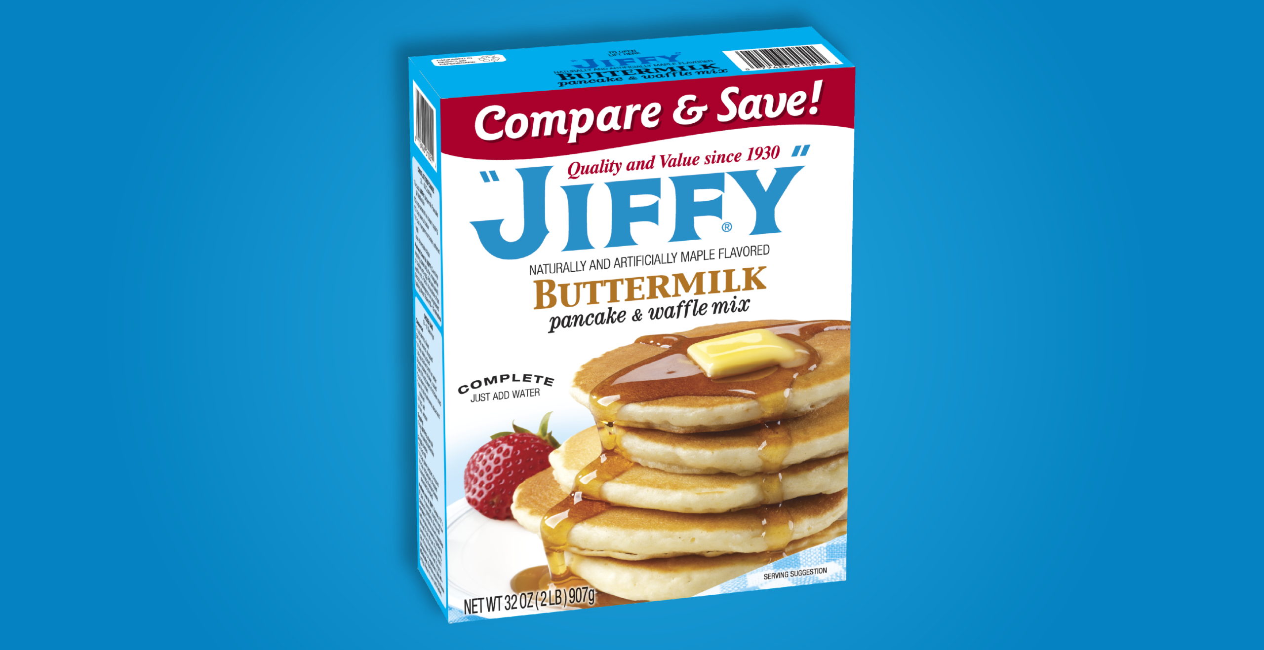 Belgian Waffles Recipe | "JIFFY" Mix