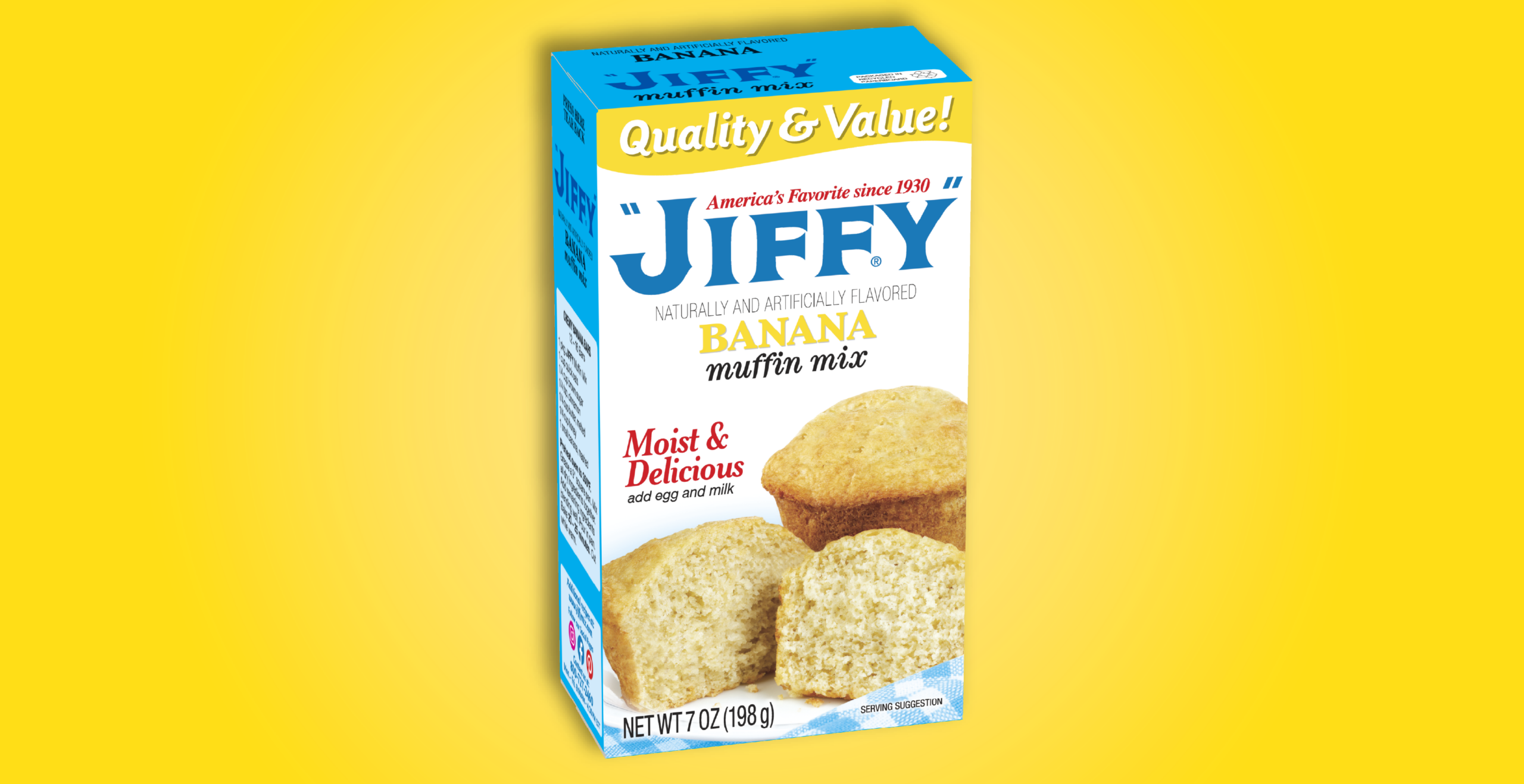 Banana Muffin Cookies | "JIFFY" Mix