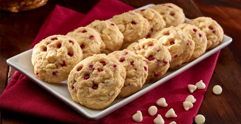 White Chocolate Raspberry Cookies