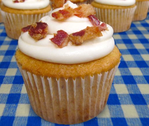 Bacon Maple Cupcakes