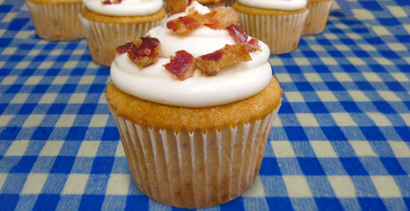 Bacon Maple Cupcakes