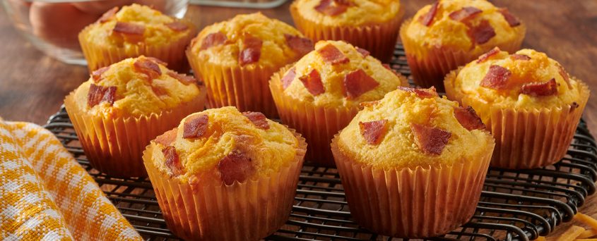 Bacon and Egg Corn Muffins