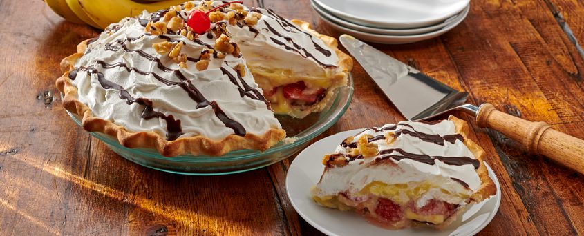 Banana Split Pie