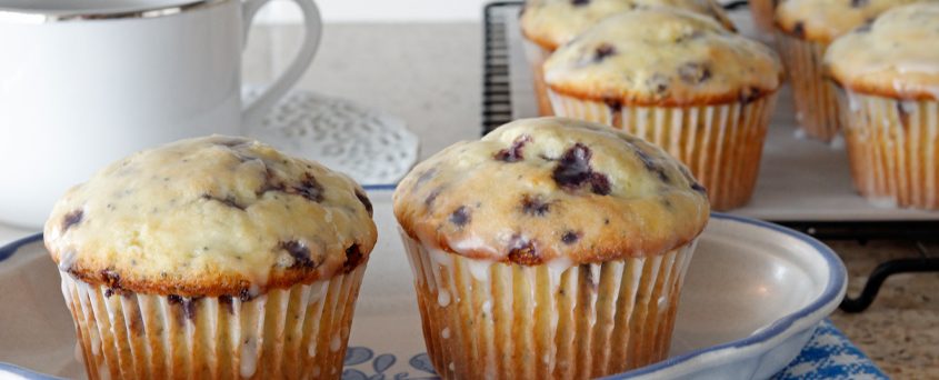 Blueberry Lemon Poppy Seed Muffins