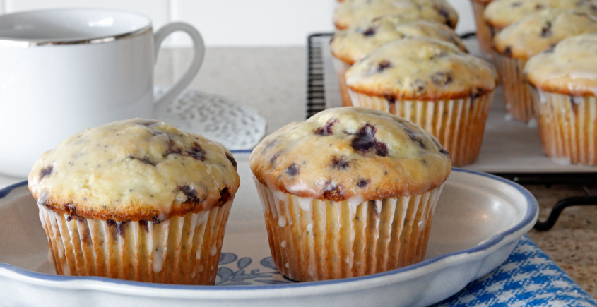 Blueberry Lemon Poppy Seed Muffins