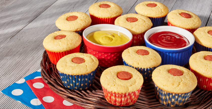 "JIFFY" Corn Dog Muffins