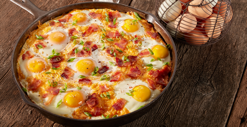 Cornbread Breakfast Pizza