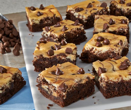 Cream Cheese Swirled Brownies