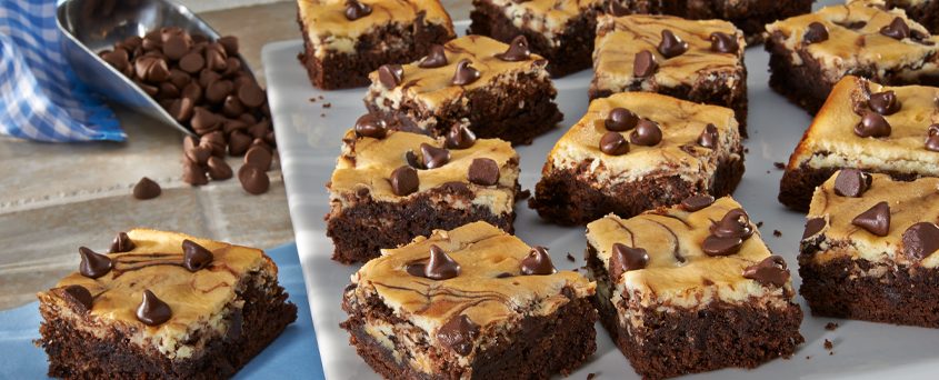 Cream Cheese Swirled Brownies