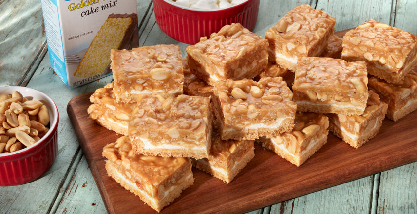 Crispy Peanut Butter Bars