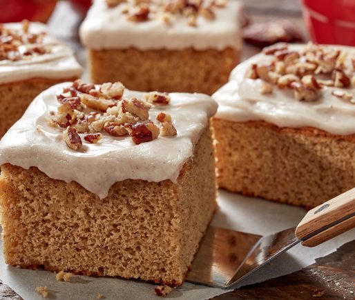 Frosted Applesauce Spice Cake