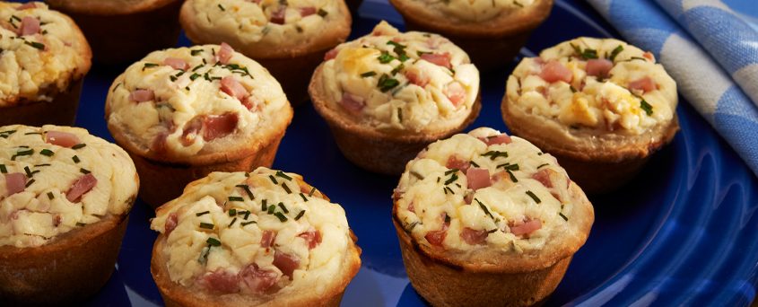 Ham and Cheese Tarts
