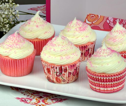 Pink Velvet Cupcakes