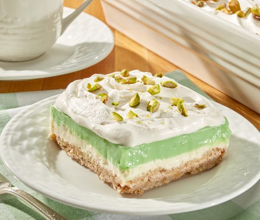 Pistachio Pudding Squares