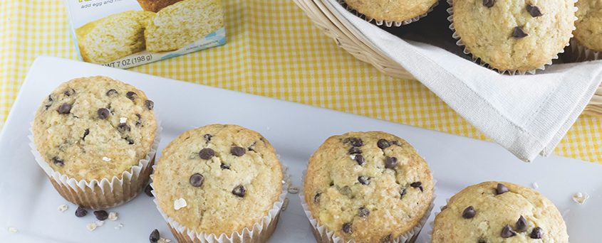 Chocolate Chip Banana Muffins