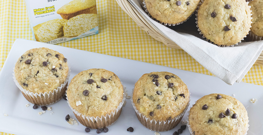 Chocolate Chip Banana Muffins