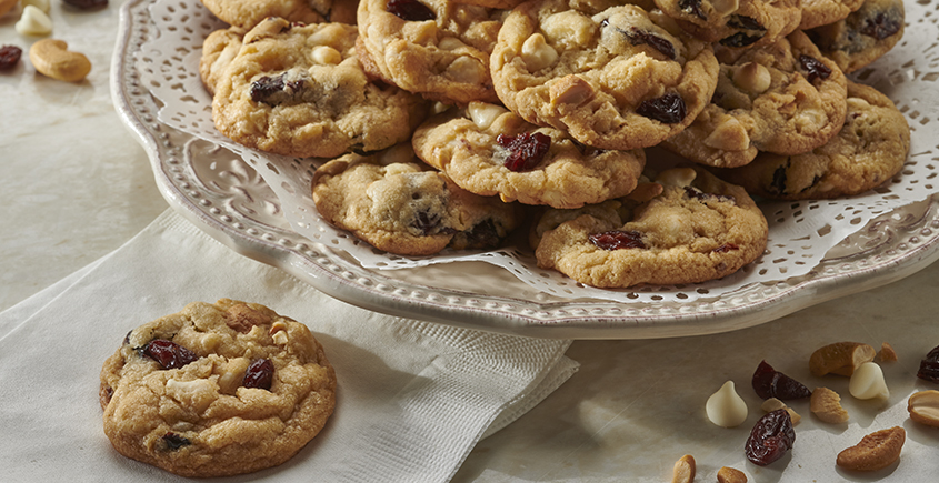 Cashew Cherry Cookies