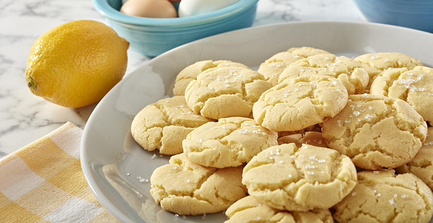 Lemon Crinkle Top Cookie