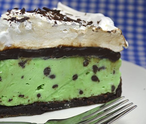 Mint Chocolate Chip Ice Cream Dessert