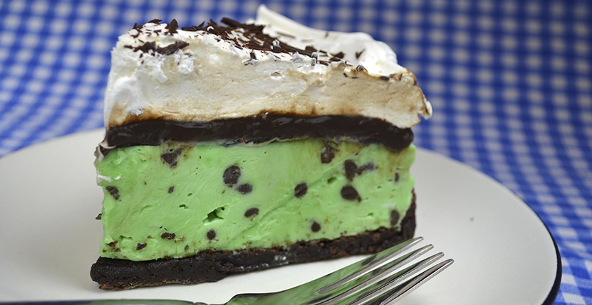 Mint Chocolate Chip Ice Cream Dessert