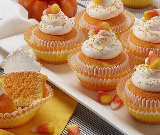 Candy Corn Cupcakes