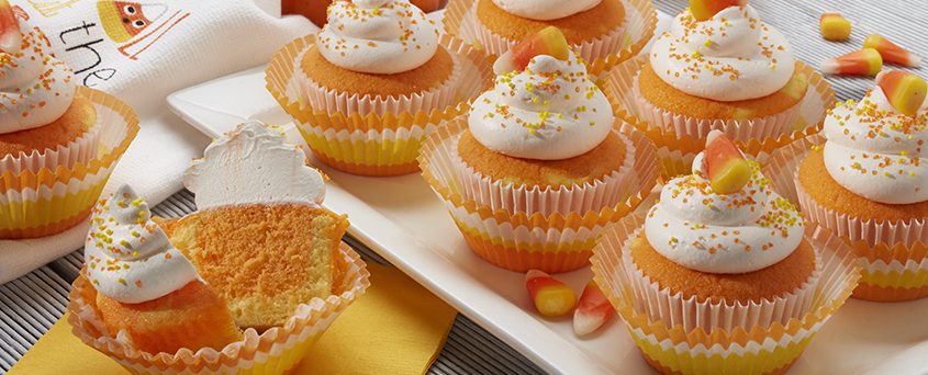 Candy Corn Cupcakes