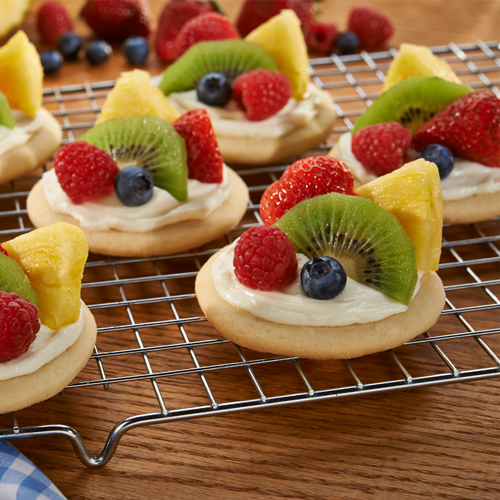 Mini Fruit Pizza Cookies - Featured Crop