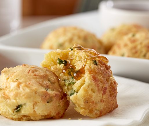 Air Fryer Poblano Cheddar Bites